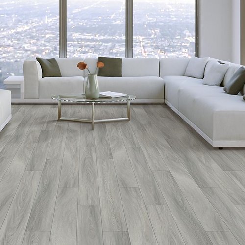 Living Room Gray Greige Luxury Vinyl Plank LVP -  Color Tile & Carpet in Springfield, MO