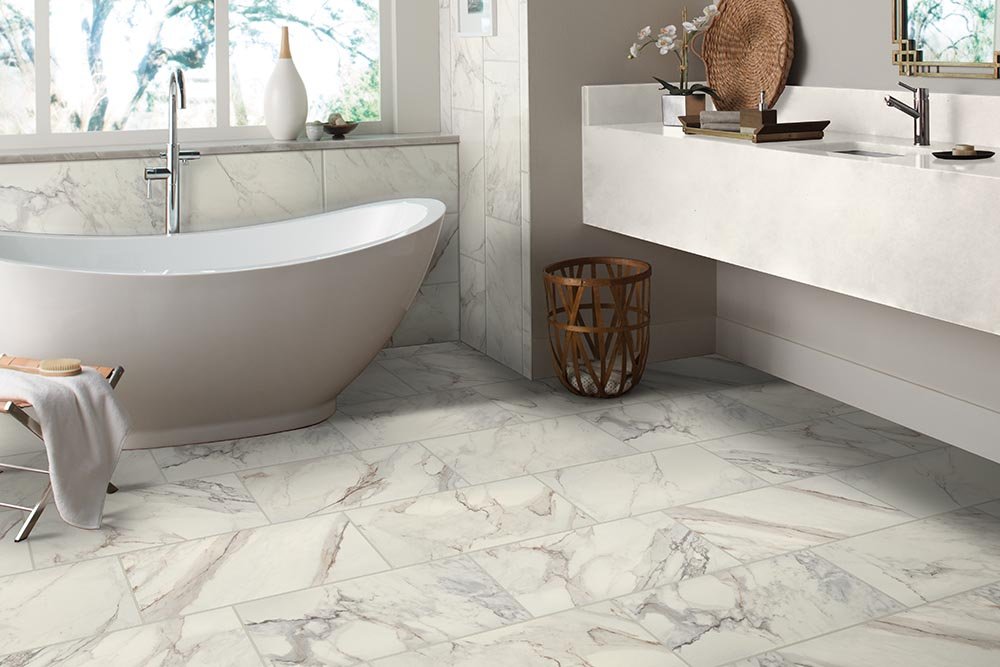 Bathroom Porcelain Marble Tile - Color Tile & Carpet in Springfield, MO